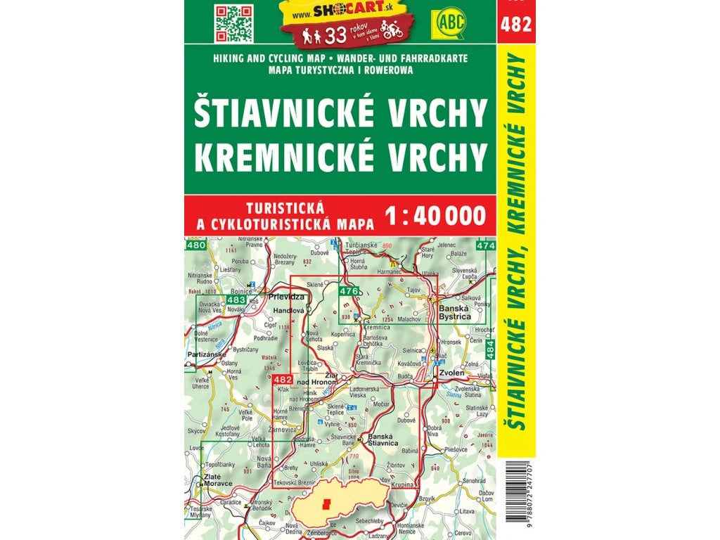 Slowakei 1:40.000 Wanderkarten ShoCart