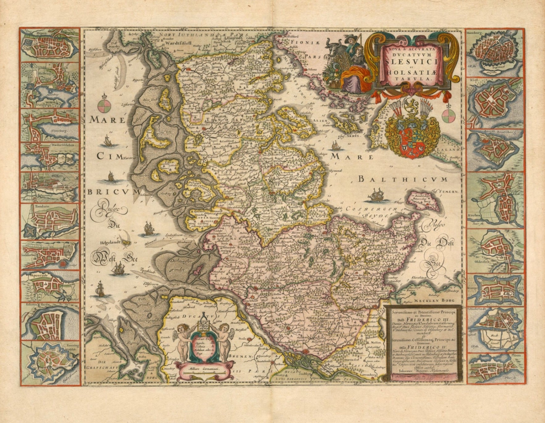 Schleswig-Holstein um das Jahr 1665