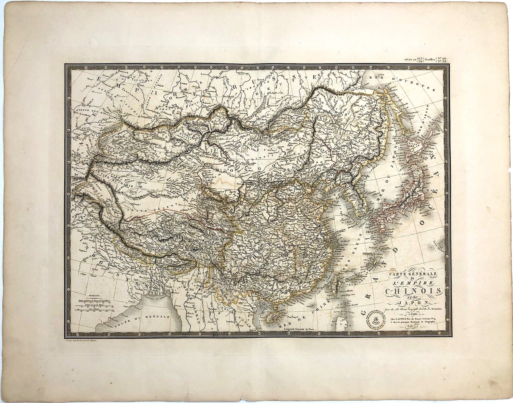 China,Taiwan & Japan im Jahr 1821