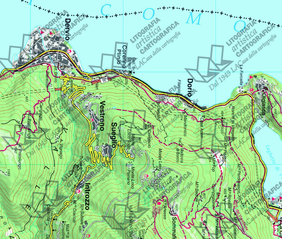 Le Grigne Resegone di Lecco e Legnone - 1:35.000