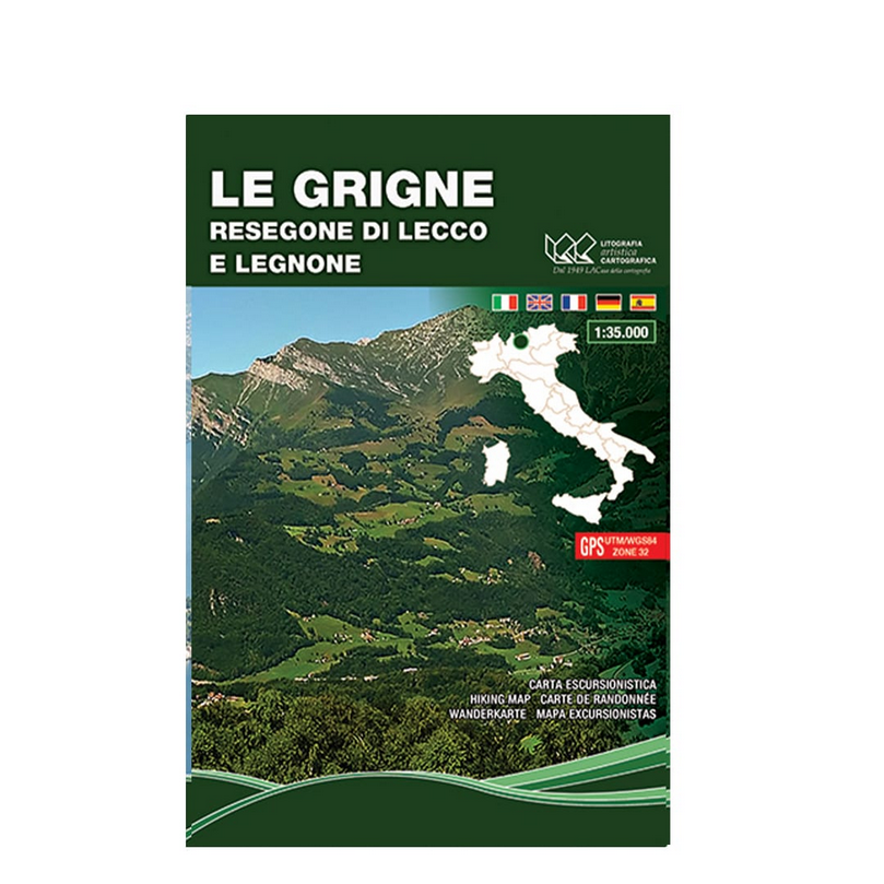 Le Grigne Resegone di Lecco e Legnone - 1:35.000