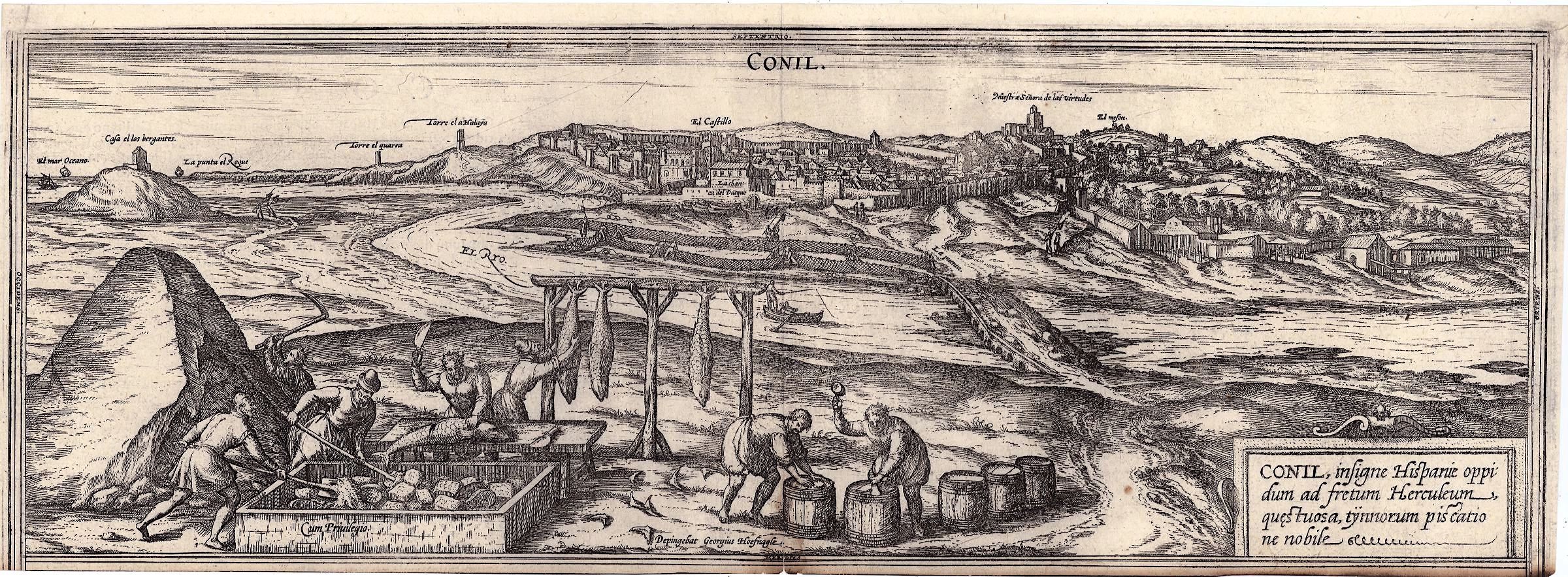 Conil de la Frontera um das Jahr 1580