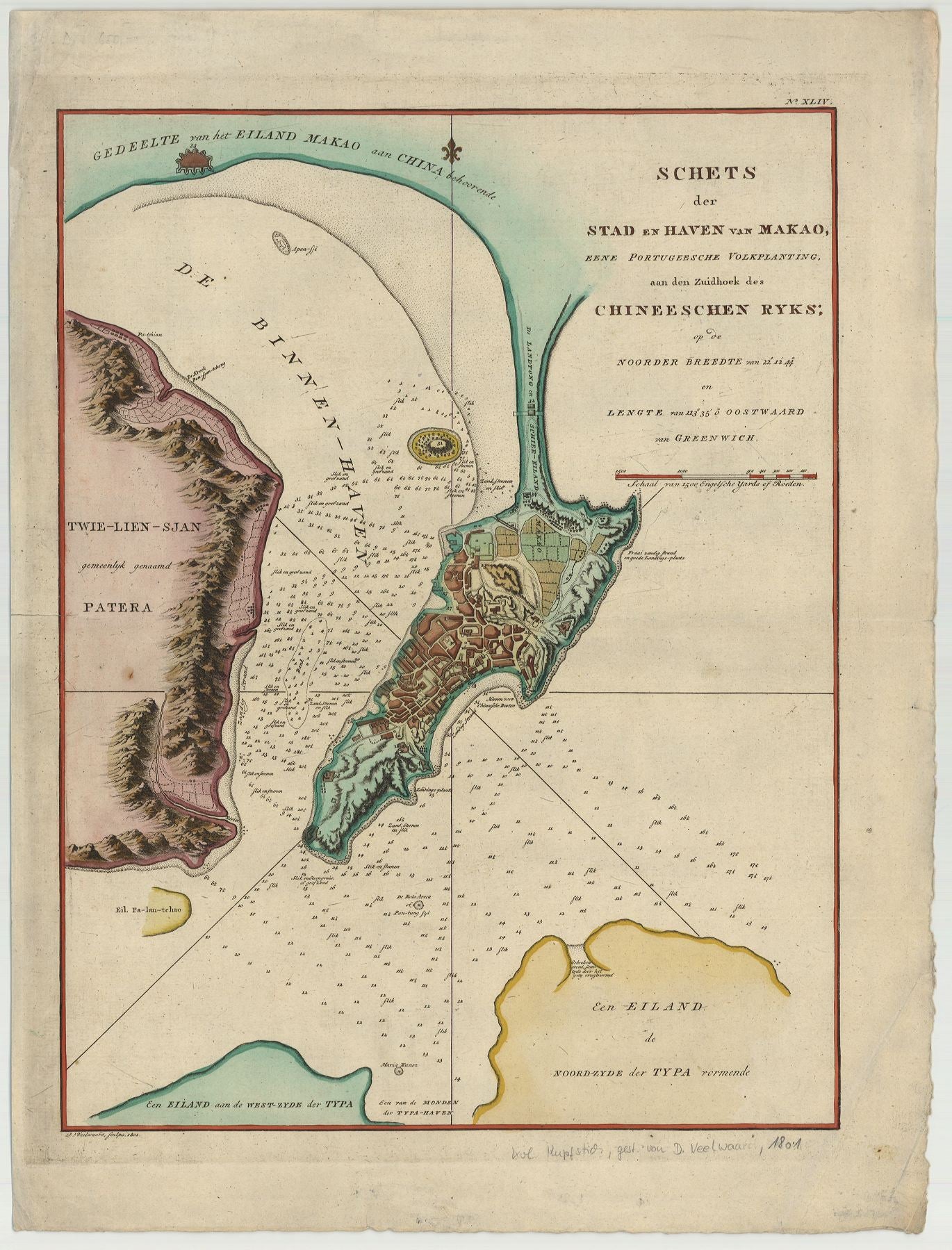 Hongkong und Macau im Jahr 1801 von Benjamin Baker