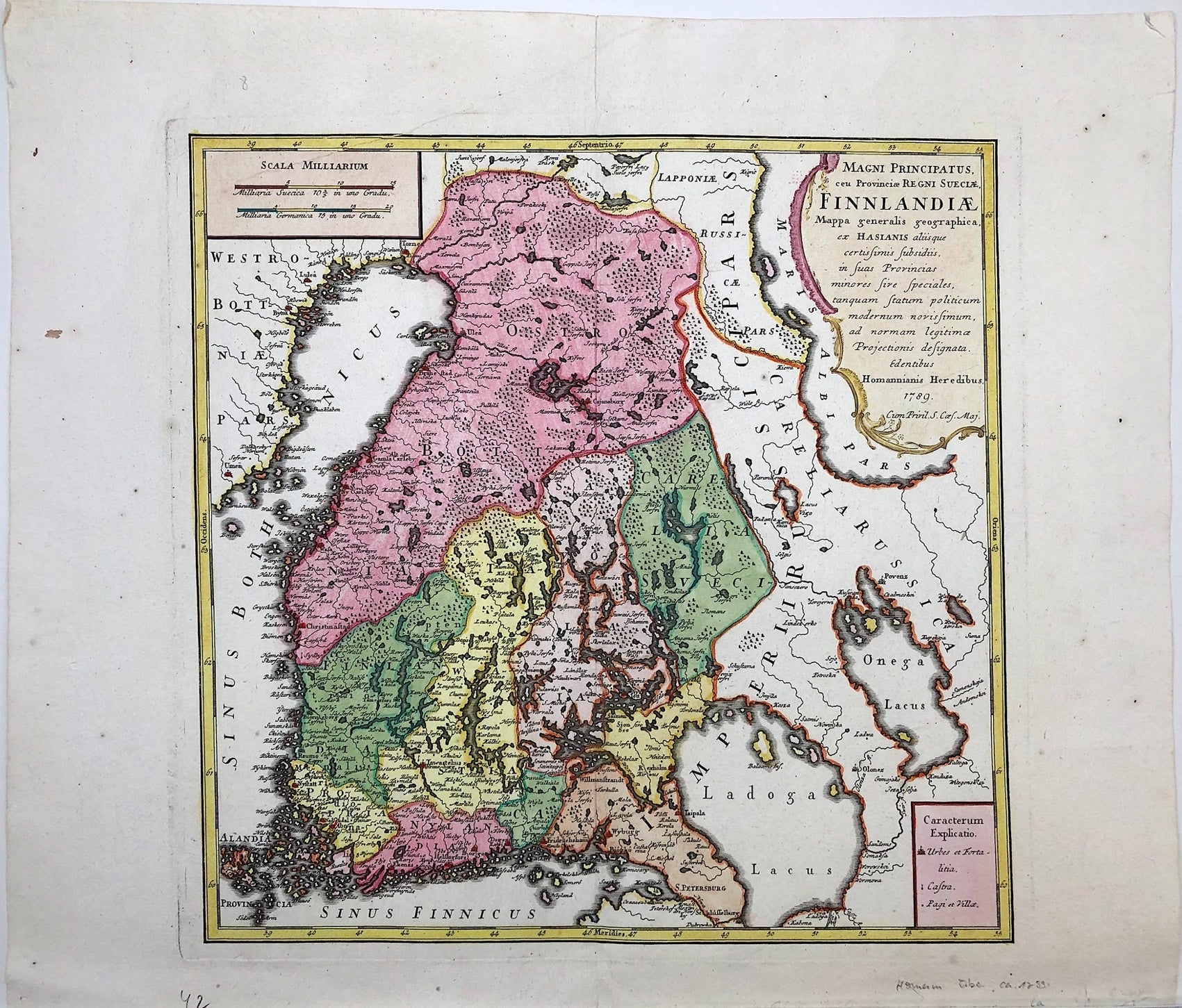 Finnland im Jahr 1789 von Homann Erben
