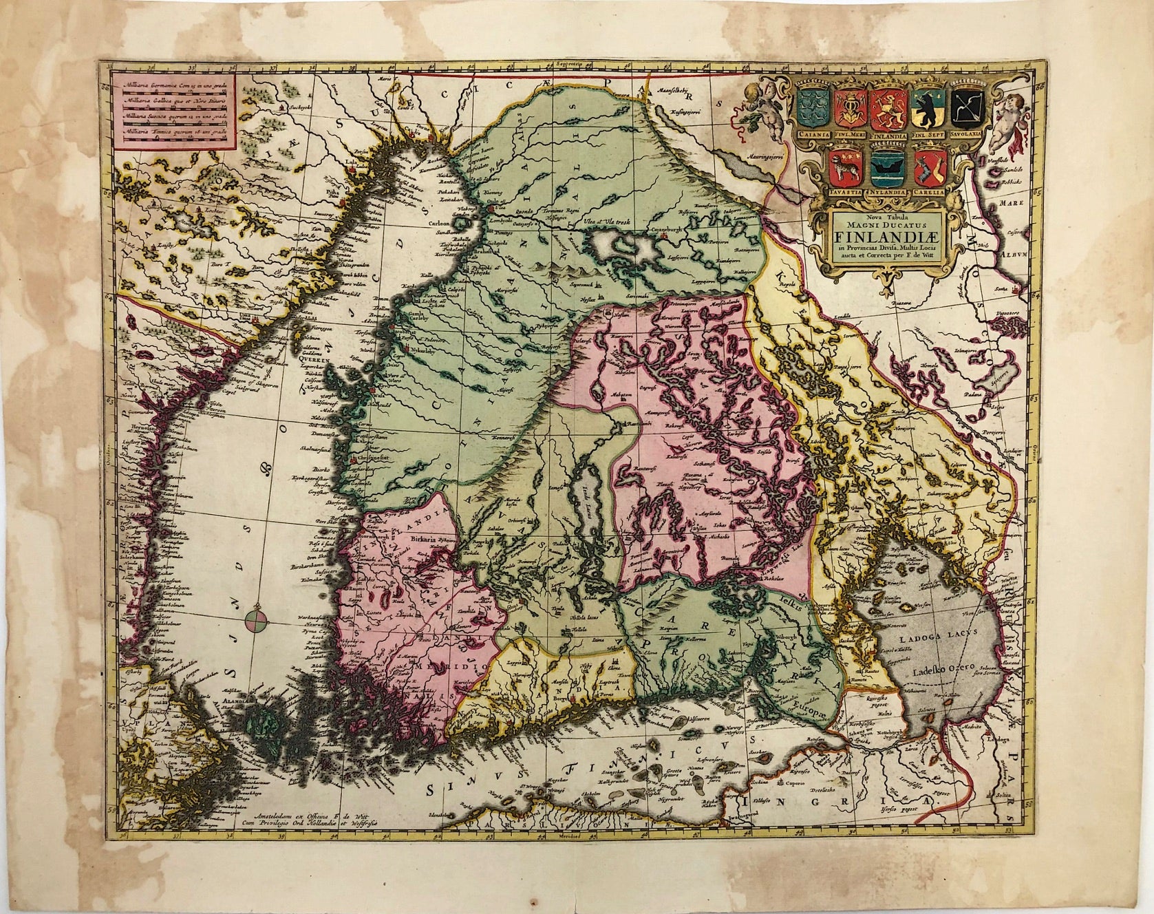 Finnland um das Jahr 1680 von Frederick de Wit