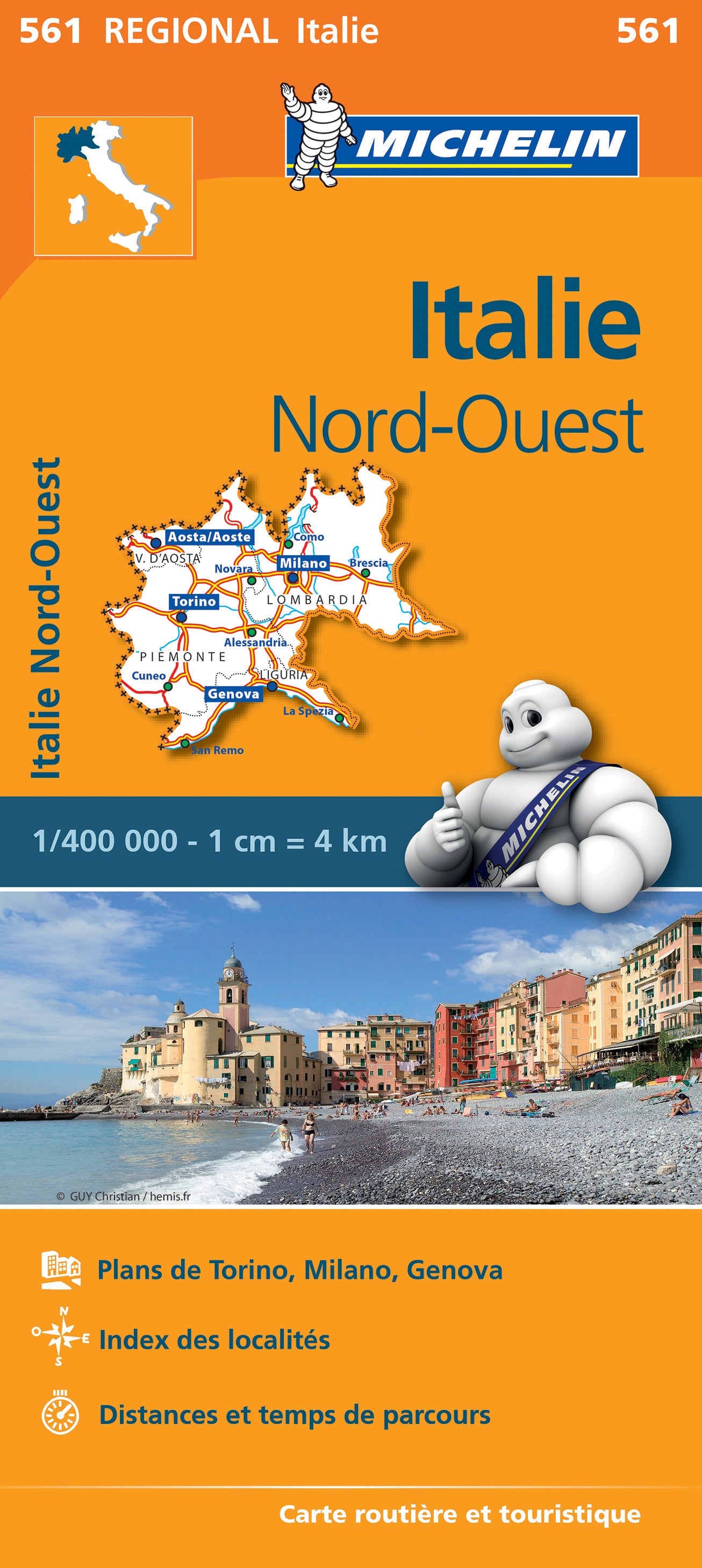 Michelin Regionalkarten Italien 1:400.000