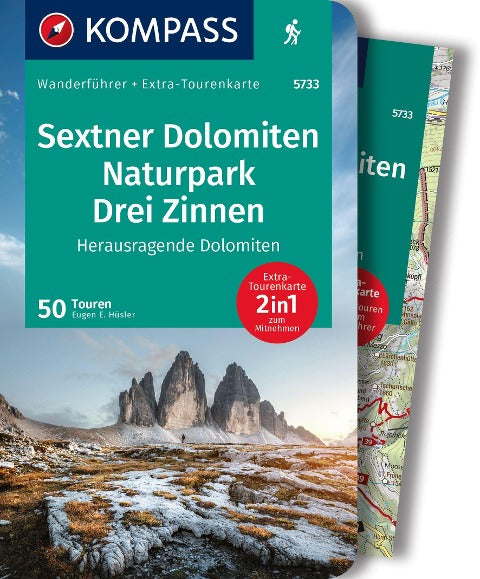 Sextner Dolomiten, Naturpark Drei Zinnen - Kompass Wanderführer
