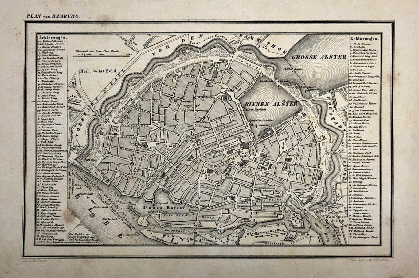 Hamburg im Jahr 1840