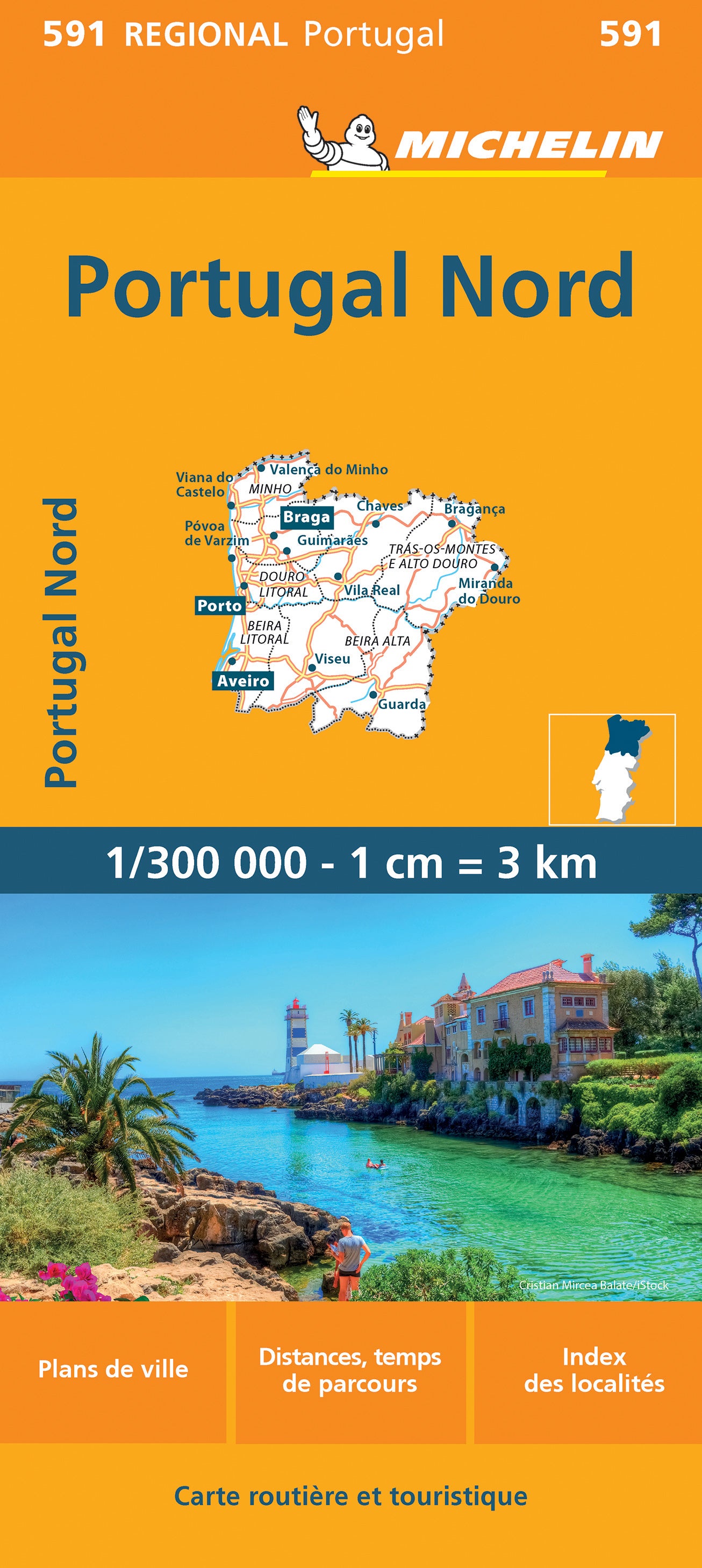 Portugal Nord 1:300.000 - Michelin Regionalkarte