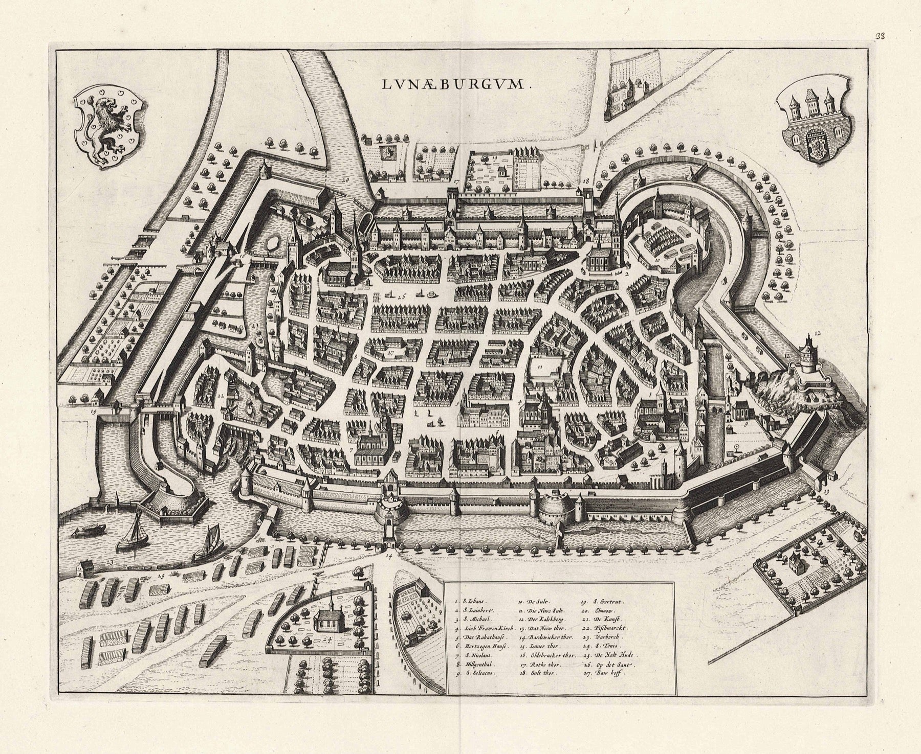 Lüneburg im Jahr 1694