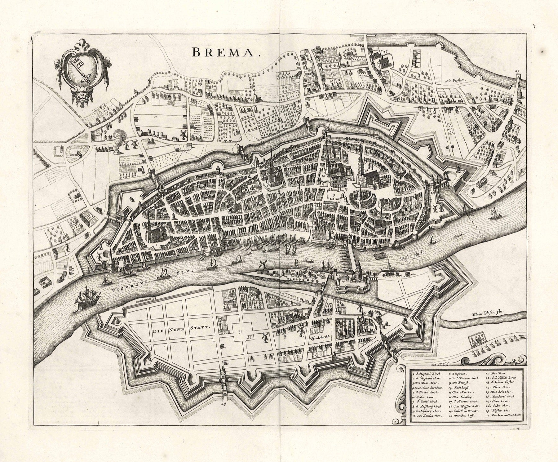 Bremen im Jahr 1694