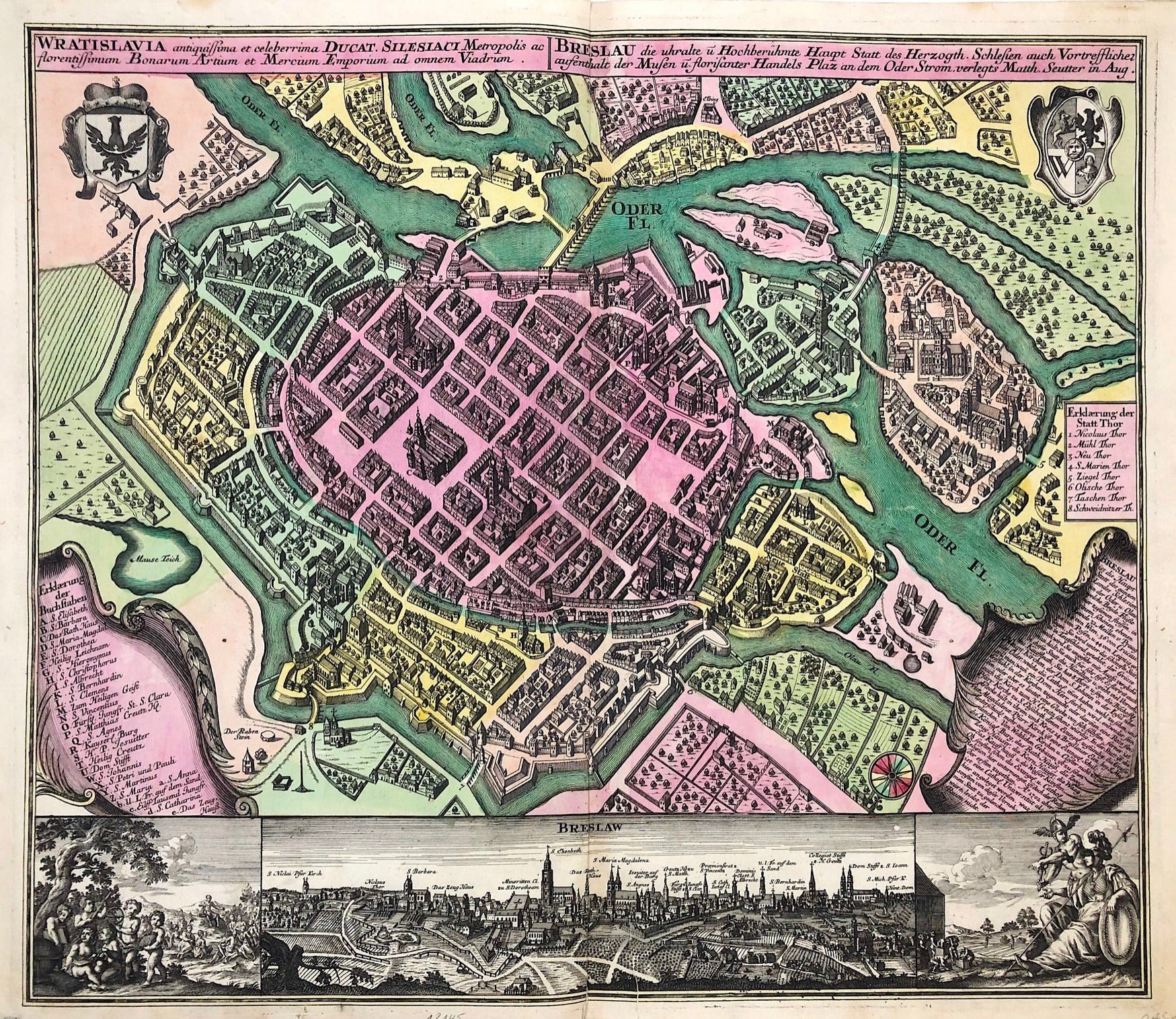 Breslau in den Jahren um 1720