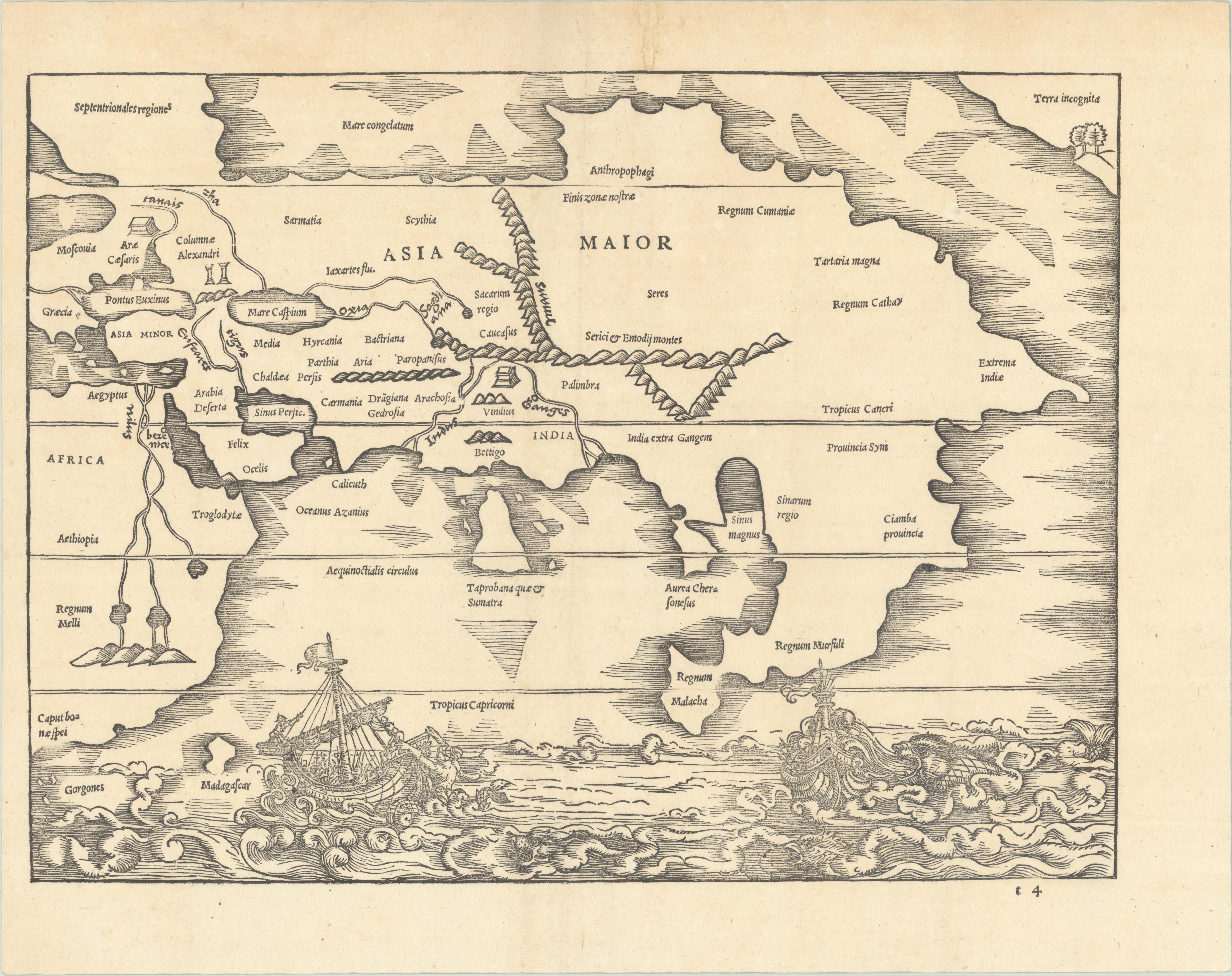 Asien im Jahr 1538
