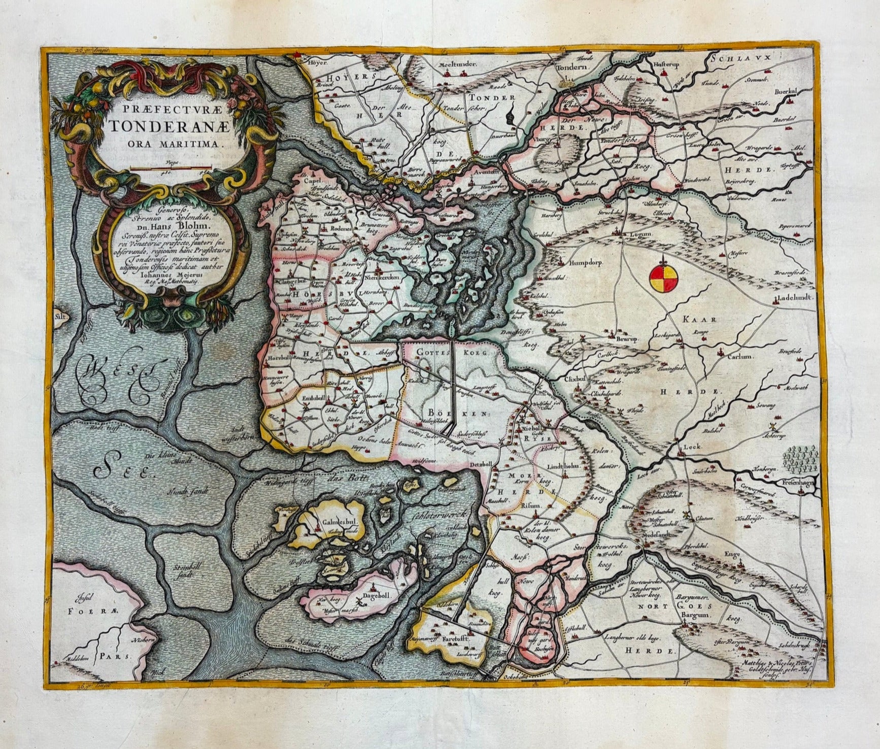 Tønder und Dagebüll im Jahre 1665