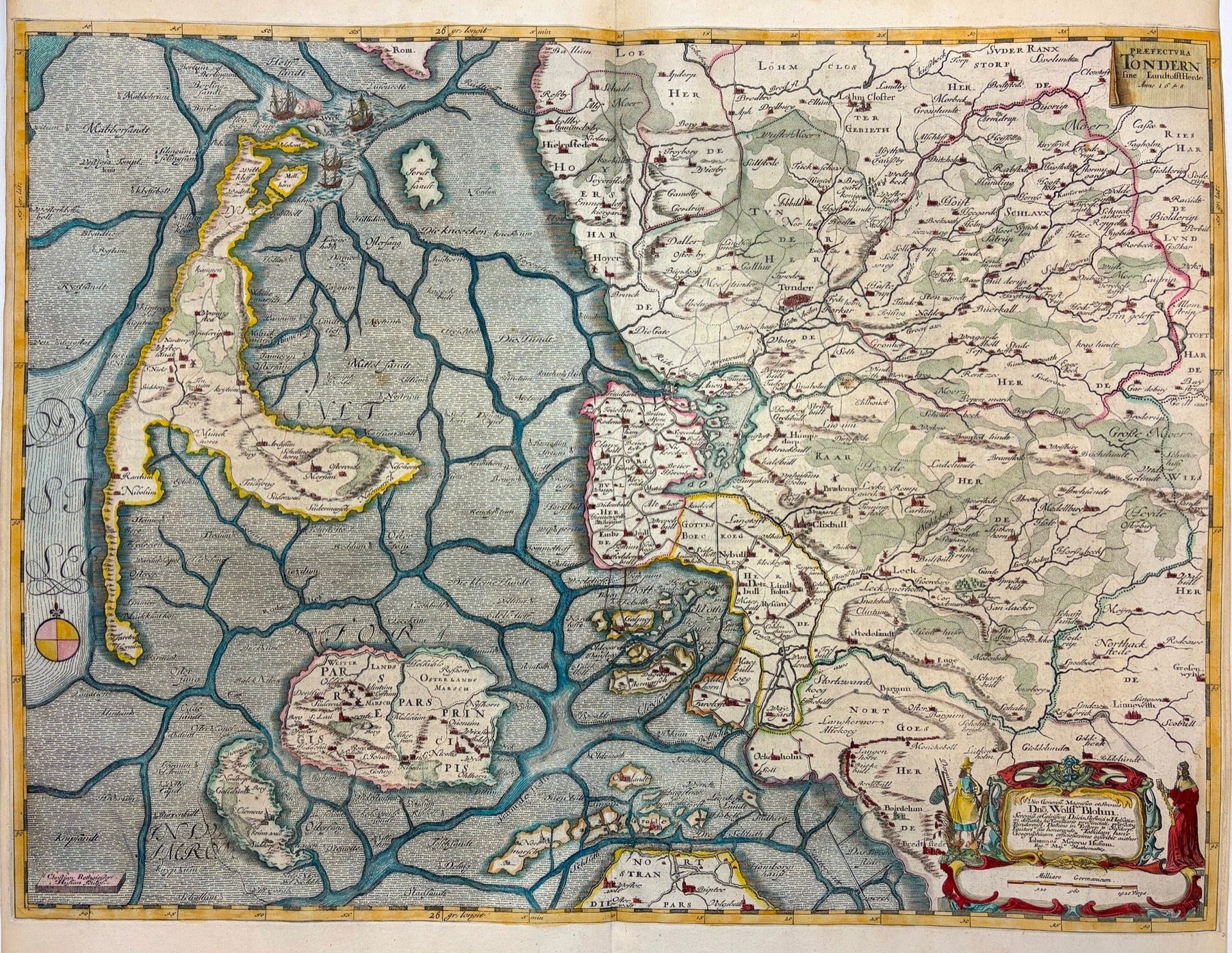 Sylt und Tondern im Jahr 1648