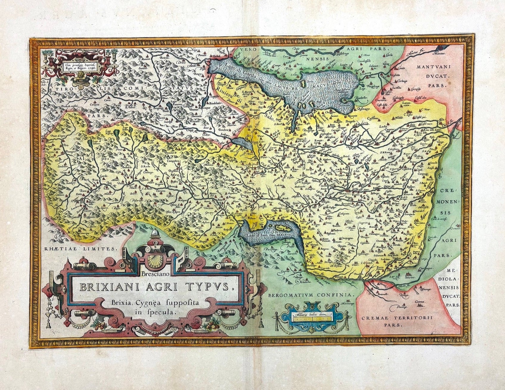 Brescia und die Lombardei im Jahr 1595