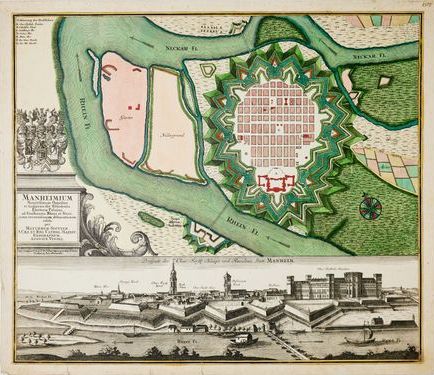Mannheim im Jahr 1730