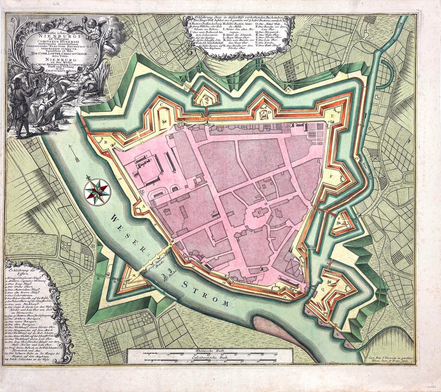 Nienburg im Jahr 1757