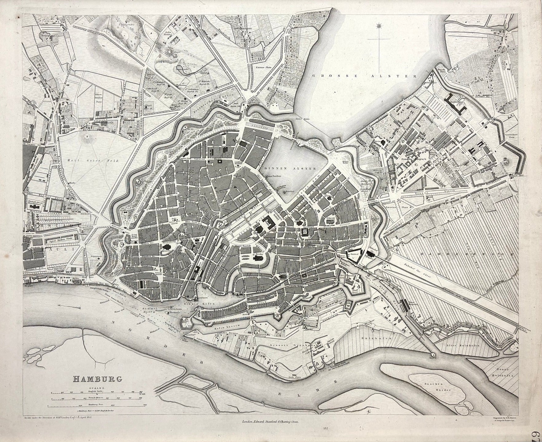 Hamburg um 1850