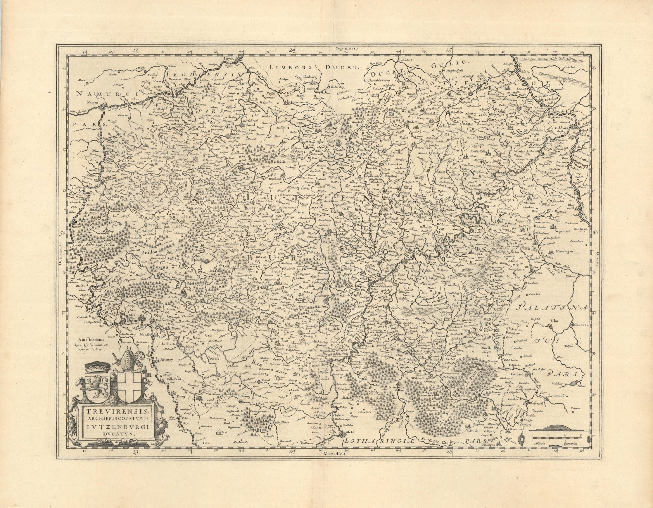 Luxemburg & Trier im Jahr 1635