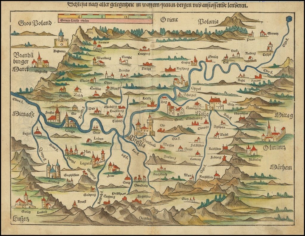 Polen & Schlesien im Jahr 1540