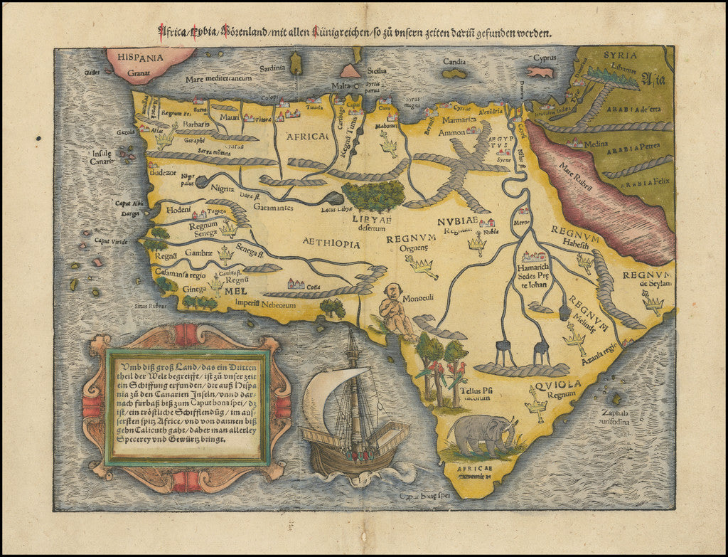 Afrika im Jahr 1574