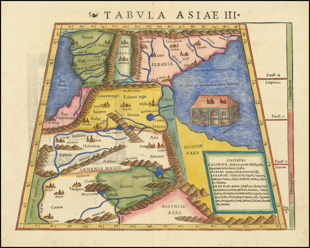 Kaukasus im Jahr 1542
