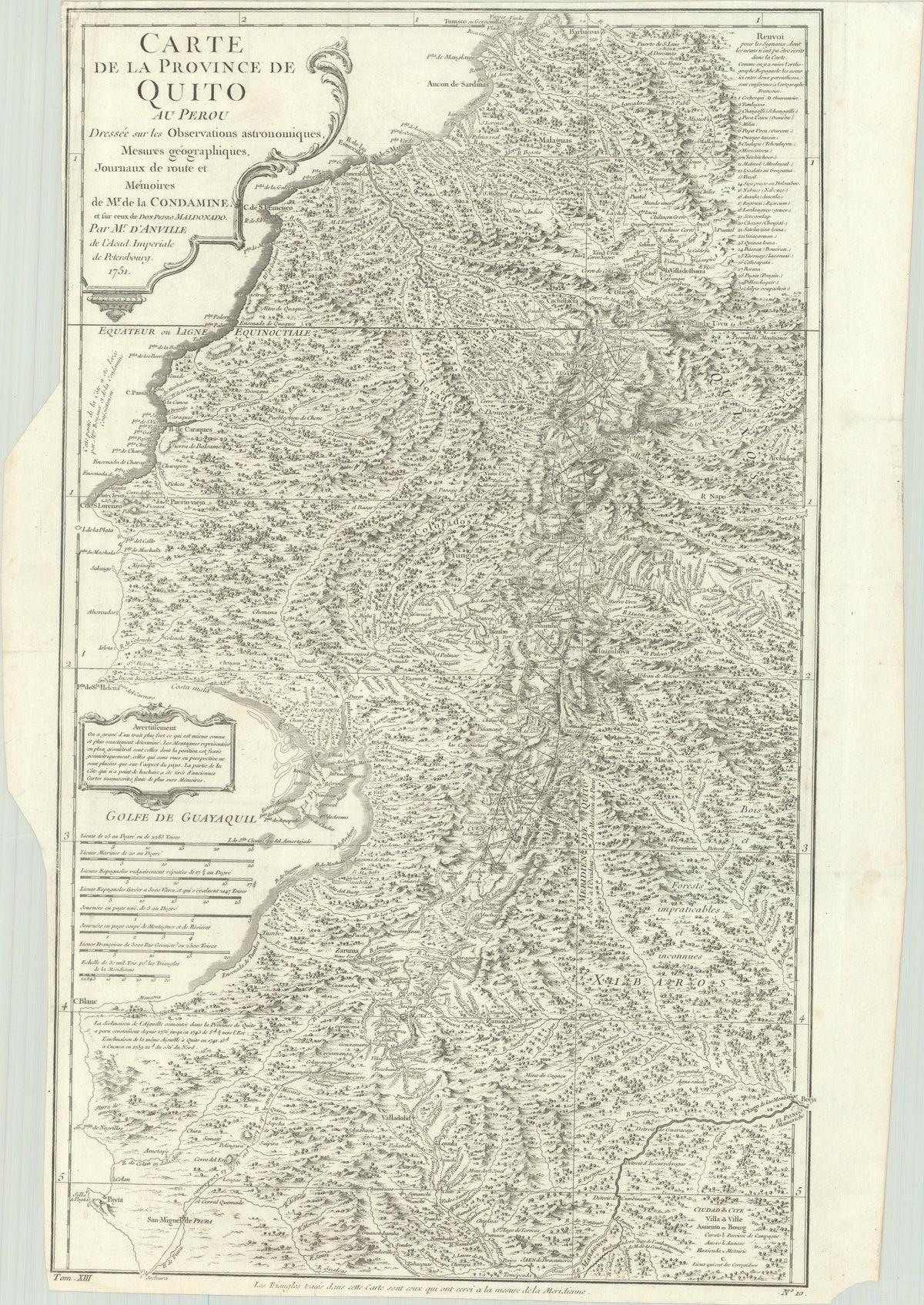 Ecuador im Jahr 1751