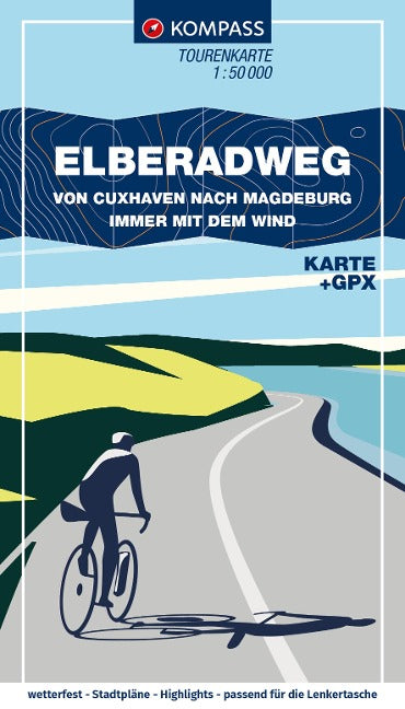 7002 Elberadweg 02 1:50 000 - Kompass Fahrrad-Tourenkarte