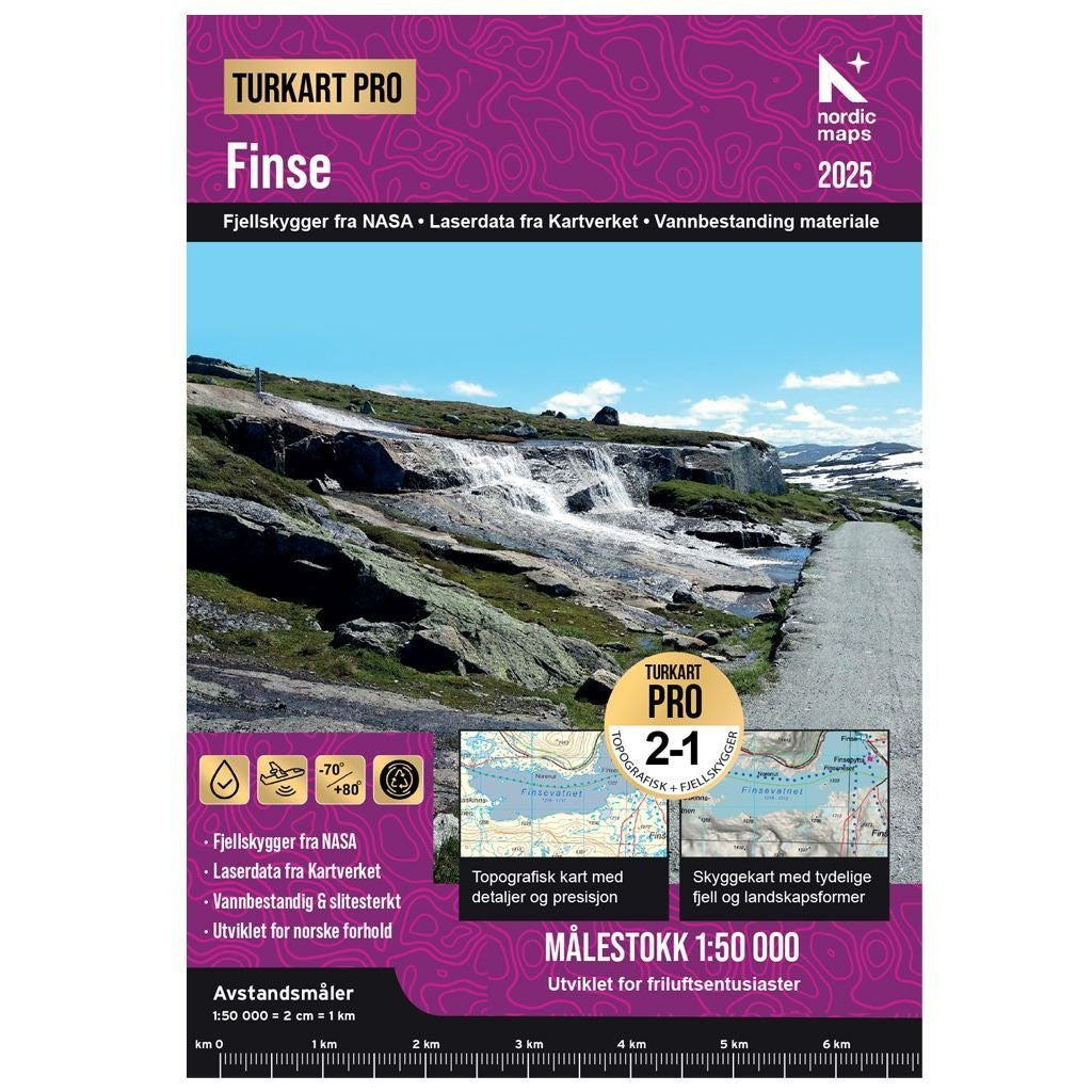 Finse 1:50.000 - Turkart