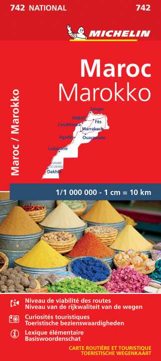 742 Marokko Michelin - 1:1.000.000