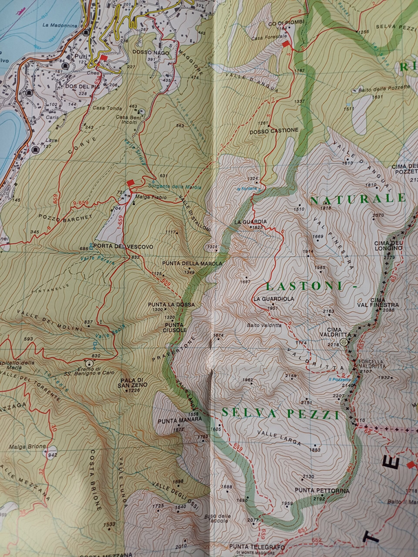 Monte Baldo - 1:25.000