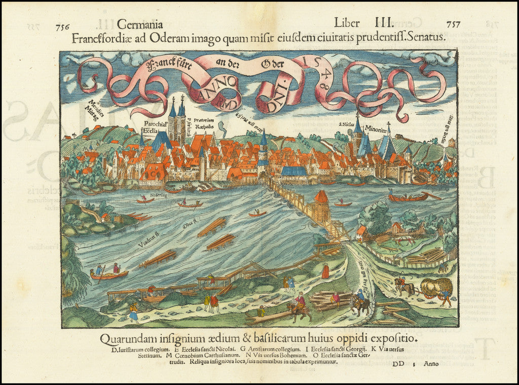 Frankfurt Oder im Jahr 1554