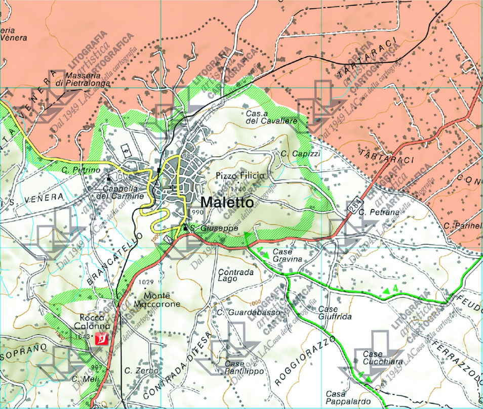 Monte Etna Alcantara-Simeto - 1:50.000