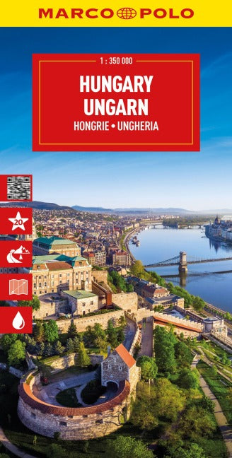 Marco Polo Länderkarte Ungarn 1:350.000