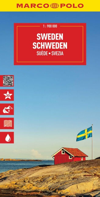 Schweden 1:900.000 - Marco Polo Länderkarte