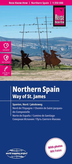 Spanien Nord / Jakobsweg (1:350.000) - Reise know-how