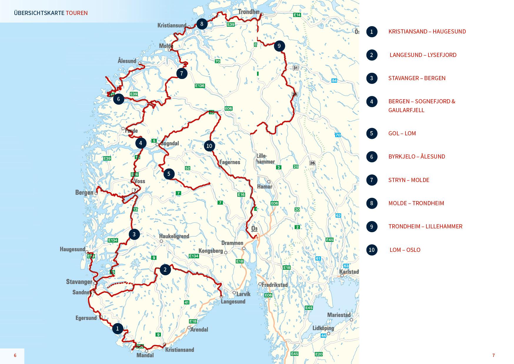 Motorrad Reiseführer Fjord-Norwegen