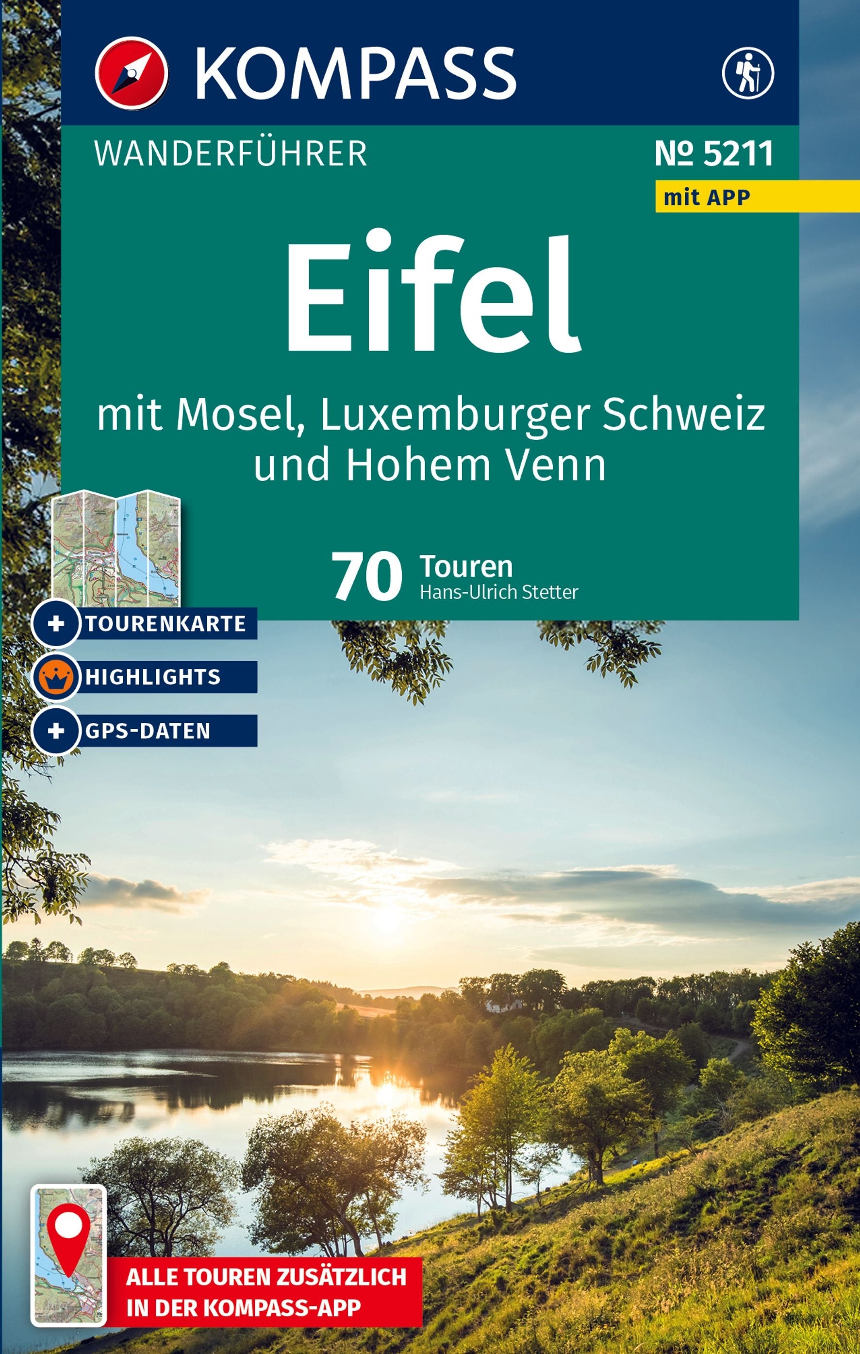Eifel - Kompass Wanderführer