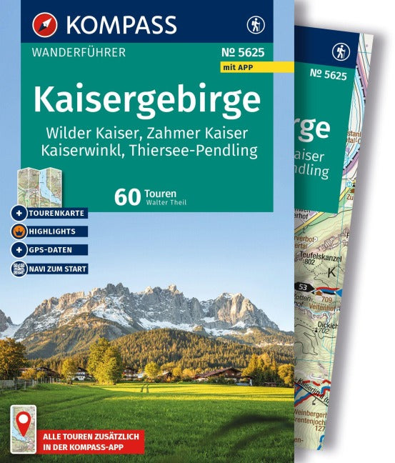 5625 Kaisergebirge - Kompass Wanderführer
