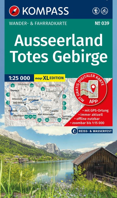 039 Ausseerland, Totes Gebirge 1:25.000