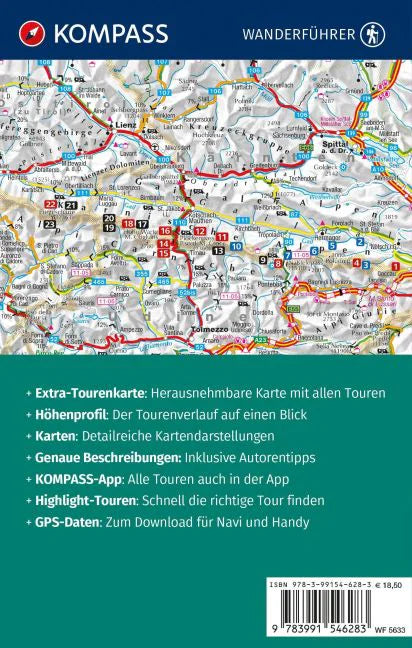 Karnischer Höhenweg - Kompass Wanderführer
