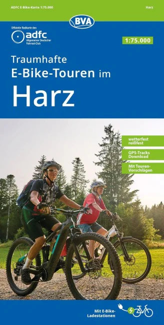 Harz - ADFC Regionalkarte
