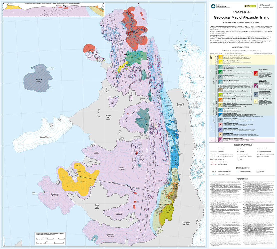 Alexander Island 1:500.000