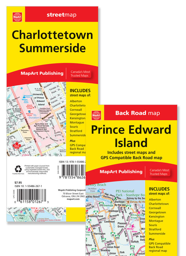 Prince Edward Island Street Map - 1:200,000