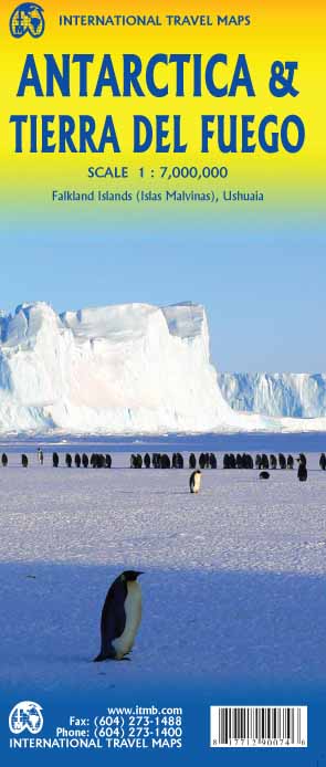 Antarctica & Tierra del Fuego - 1:7 Mio