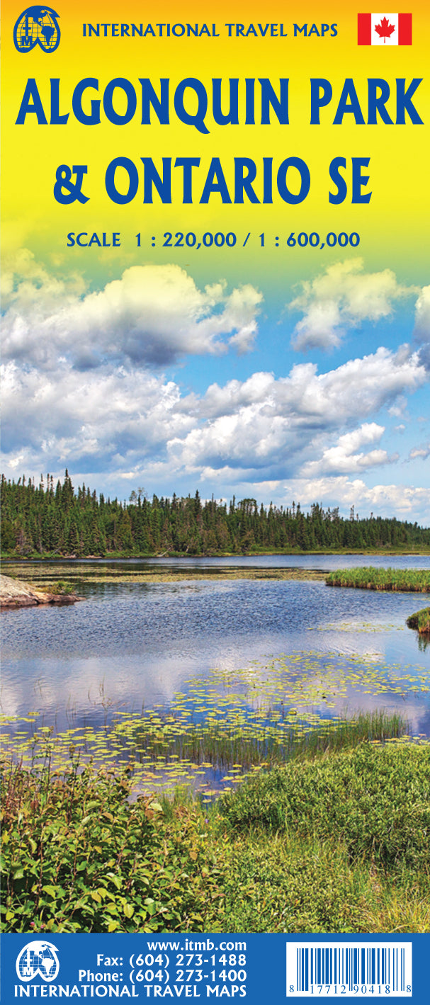Algonquin Park & Ontario Südost 1:220.000 / 1:600.000 ITM