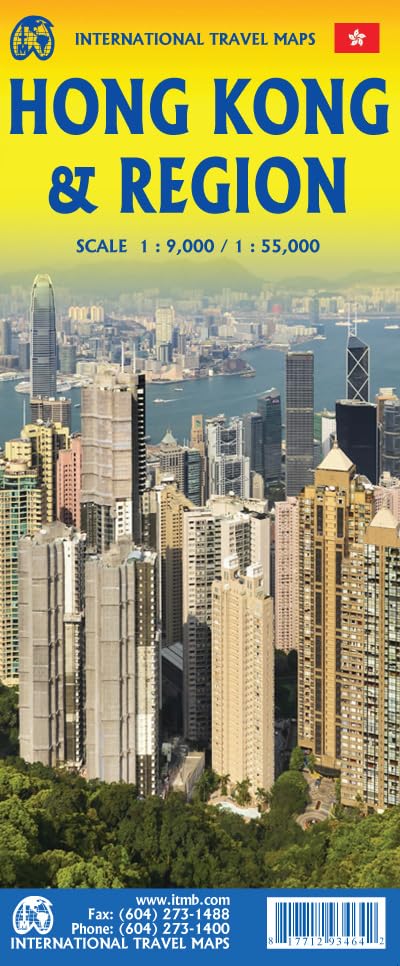 Hong Kong City and Region - 1:9.000 & 1:55.000