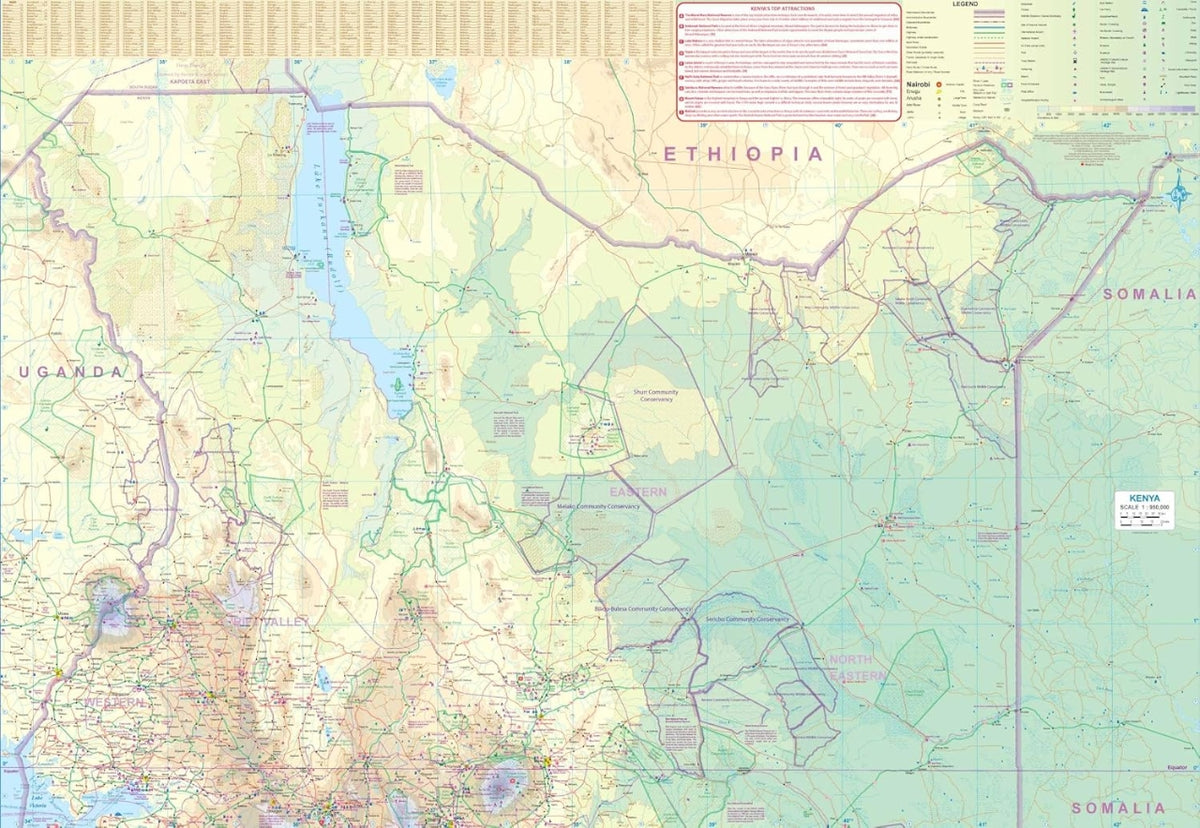Kenya - 1:950,000