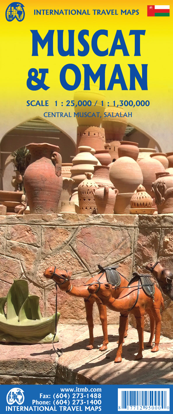 Oman 1:1.300.000 - Muscat  1:25.000 ITM